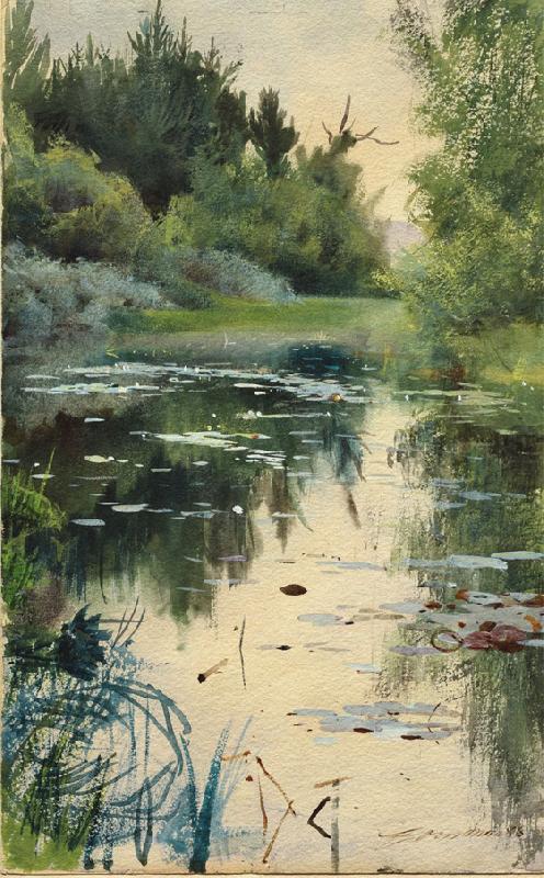 Anders Zorn Landscape Study china oil painting image